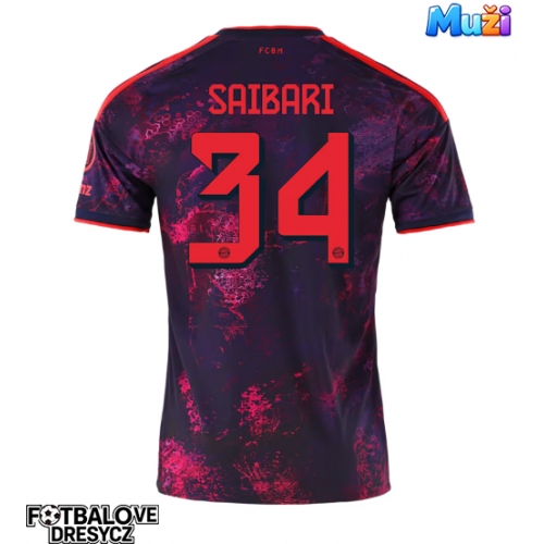 Bayern Munich Ismael Saibari #34 Alternativní Dres 2026-27 Krátký Rukáv Bayern Munich Ismael Saibari #34 Alternativní Dres 2026-27 Krátký Rukáv